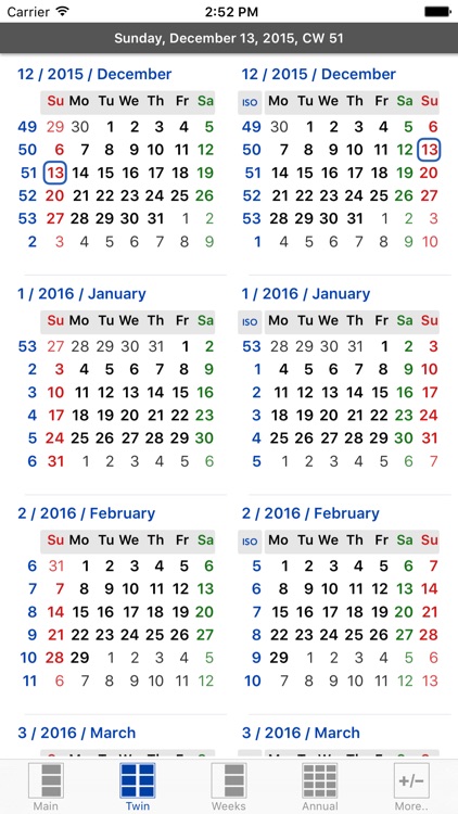 Flowing Calendar PRO