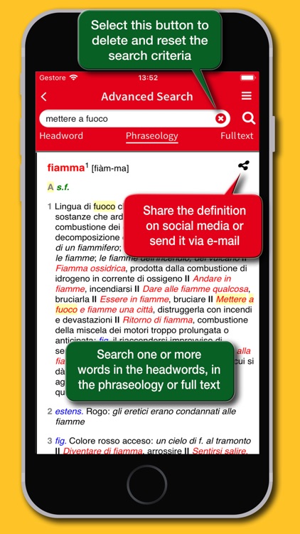 Dizionario Italiano Gabrielli screenshot-3