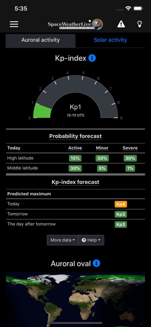 SpaceWeatherLive(圖6)-速報App