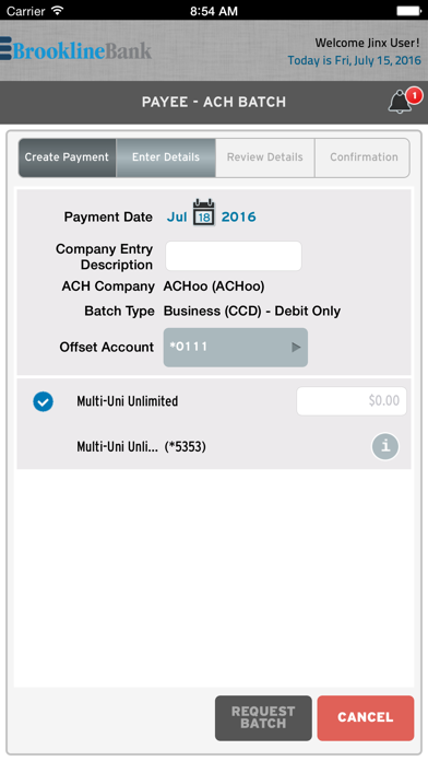 How to cancel & delete Brookline Bank Cash Management from iphone & ipad 3