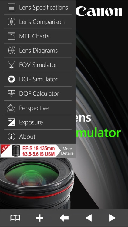 EF Lens Simulator South Asia