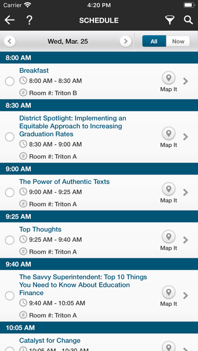 How to cancel & delete District Administration Events from iphone & ipad 4