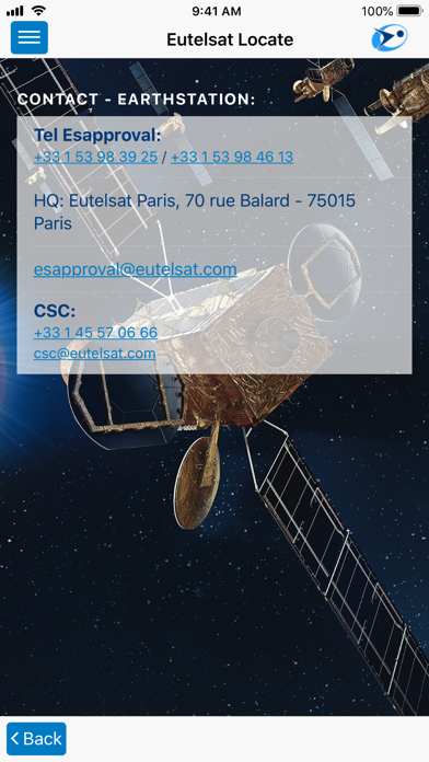 Eutelsat Locate screenshot 4