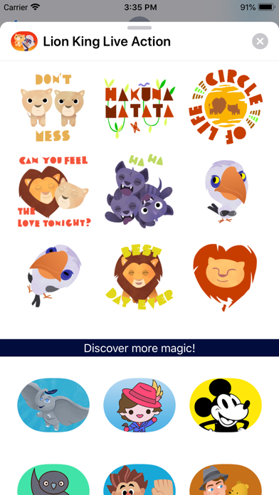 The Lion King Stickers screenshot 2