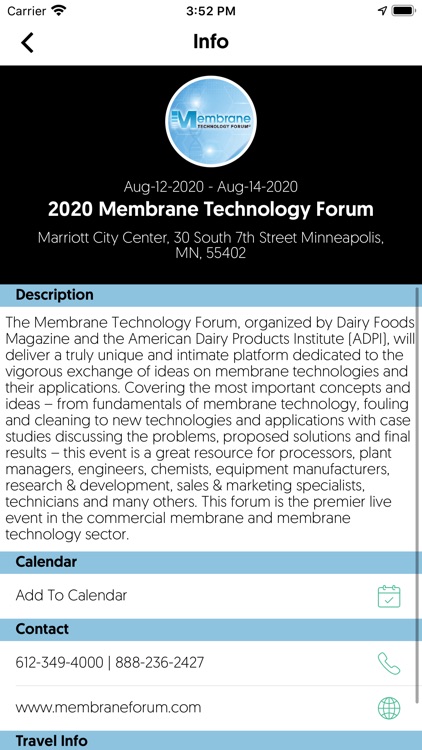 Membrane Technology Forum