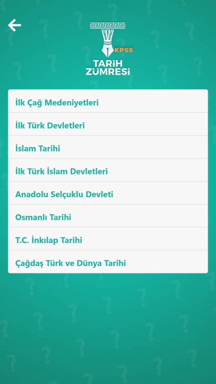 Tarih Zümresi Kpss screenshot-3