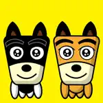 TF-Dog 4 Stickers App Cancel