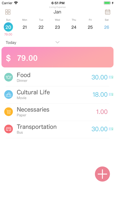 ウィプル 財布 - 予算 家計簿(かけいぼ) screenshot1