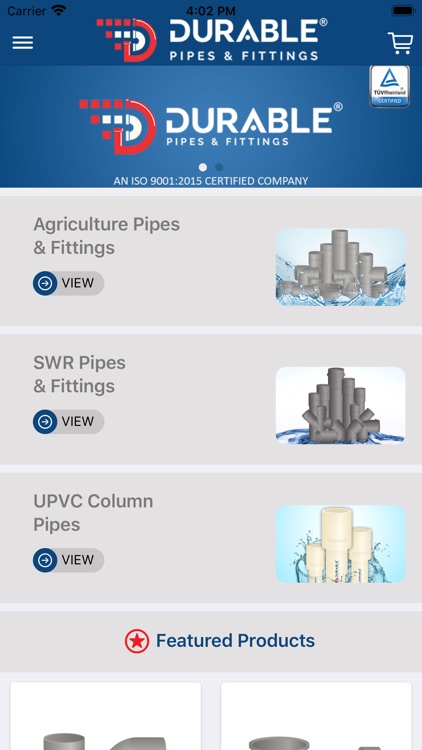 Durable Pipes & Fittings