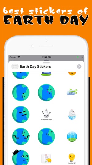 Earth Day Sticker