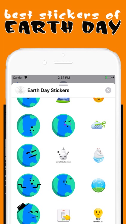 Earth Day Sticker