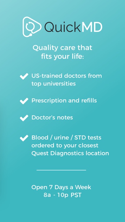 QuickMD - Online Doctor Visits screenshot-4