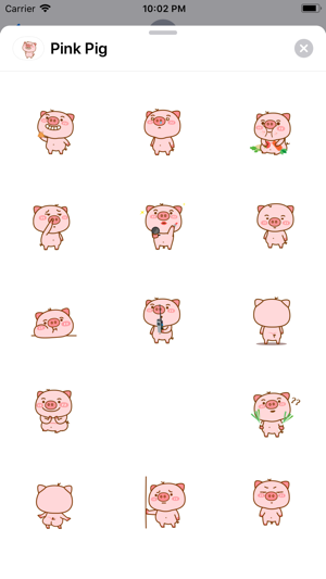 Lovely Pig Animated Stickers(圖3)-速報App