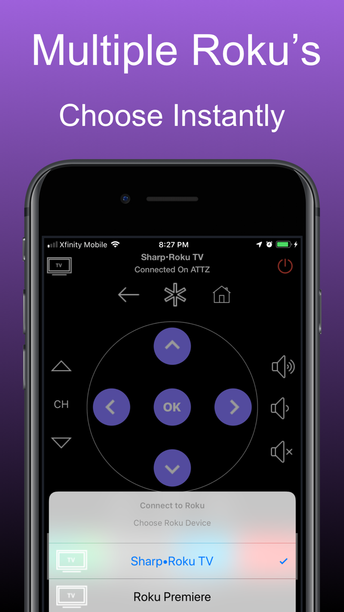 Remote for Roku Tvs iRoku Pro