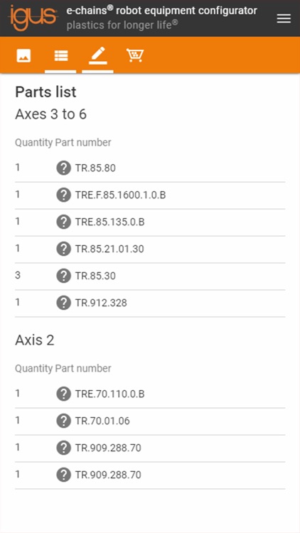 Robot equipment configurator screenshot-5