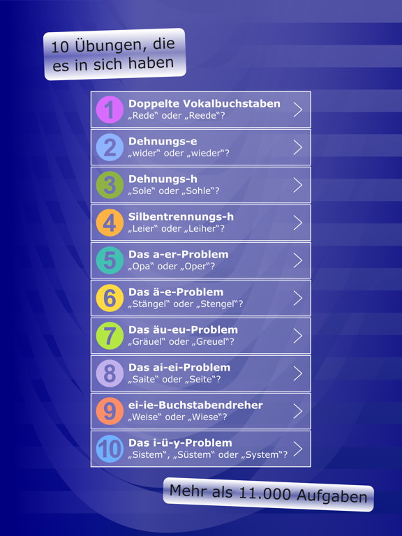 Screenshot #4 pour Vokalrechtschreibung