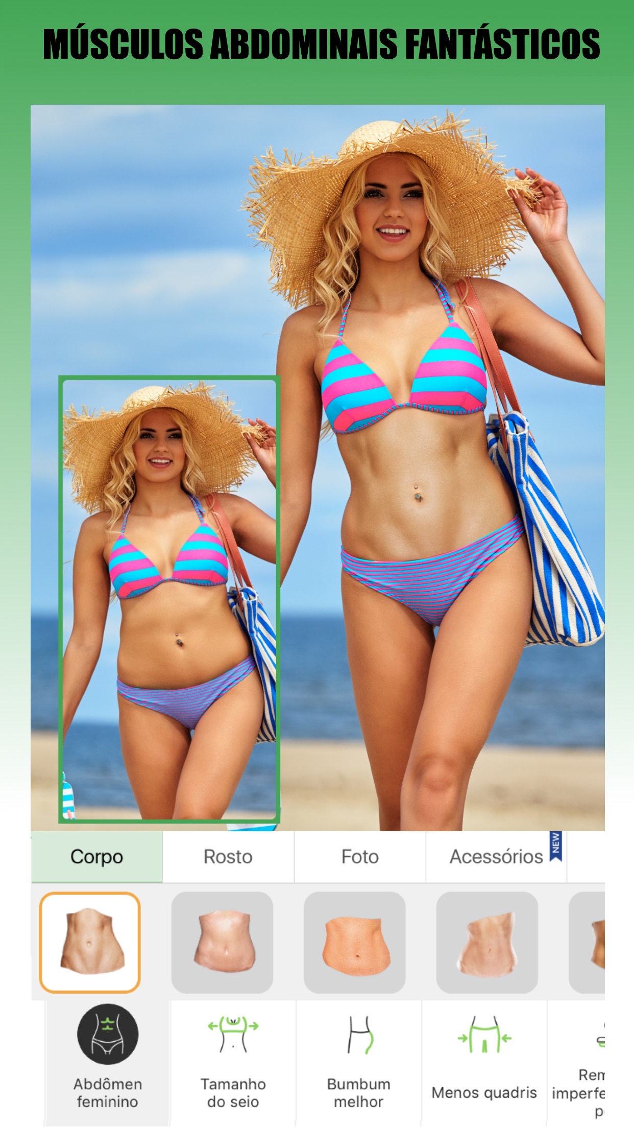 Screenshot do app Retocar Me: Editor de Fotos