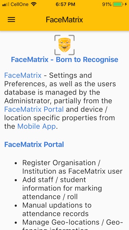 FaceMatrix