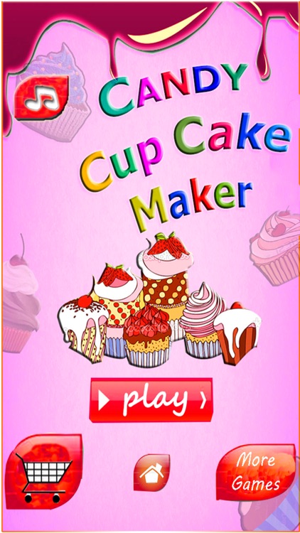 Candy Cupcake Maker Girls Game screenshot-4