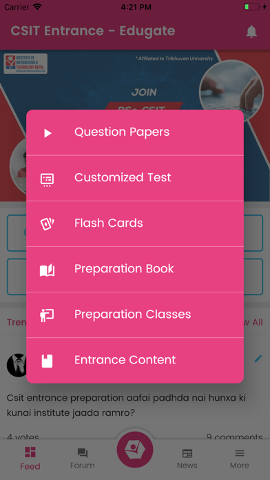 How to cancel & delete CSIT Entrance - Edugate from iphone & ipad 3