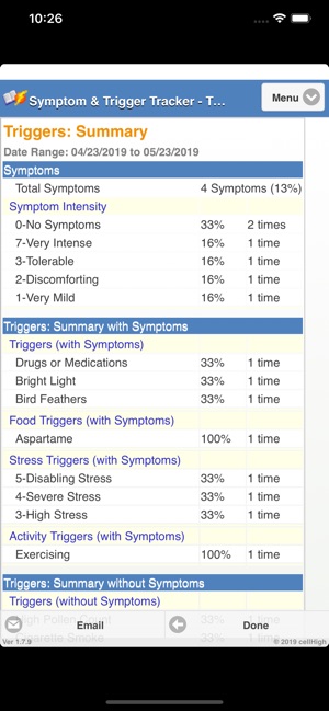 Symptom Trigger Tracker(圖6)-速報App