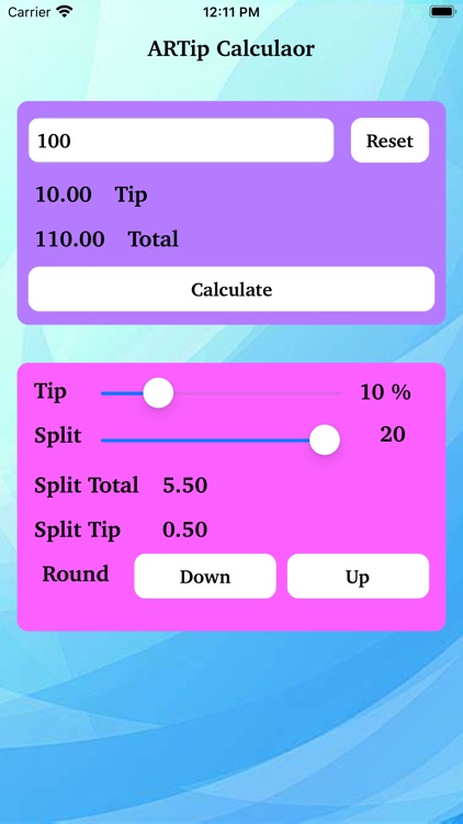 ARTip Calculaor