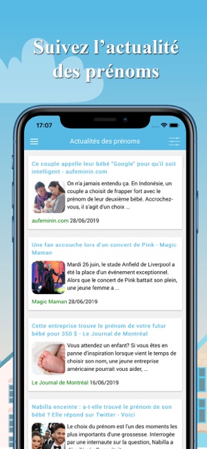 Prenom De Bebe A 2 Dans L App Store