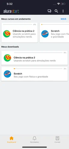 Captura 2 Alura Start Cursos Online iphone