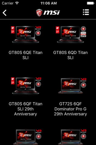 MSI Notebook - náhled