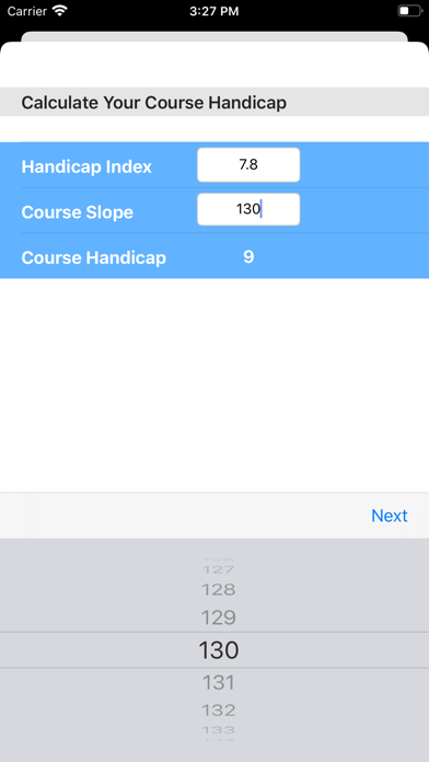 Golf Handicap Calculator by WGのおすすめ画像4