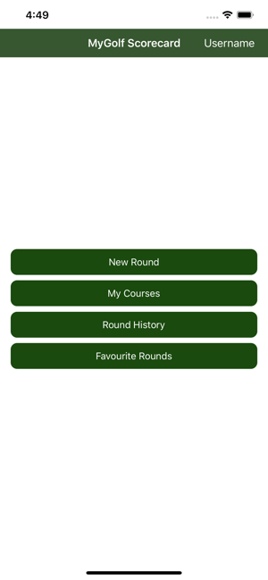 MyGolf Scorecard