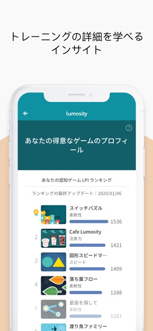 Lumosity 毎日の脳トレゲーム をapp Storeで