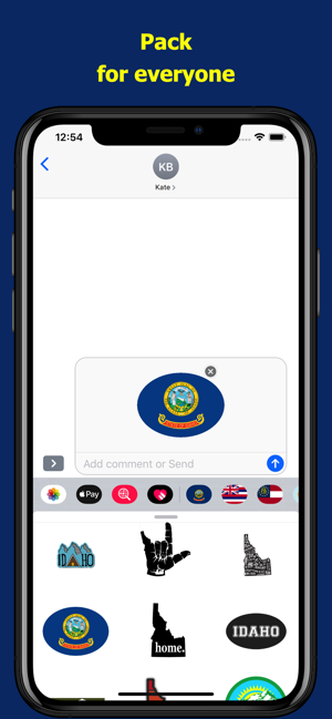 Idaho emojis - USA stickers(圖4)-速報App