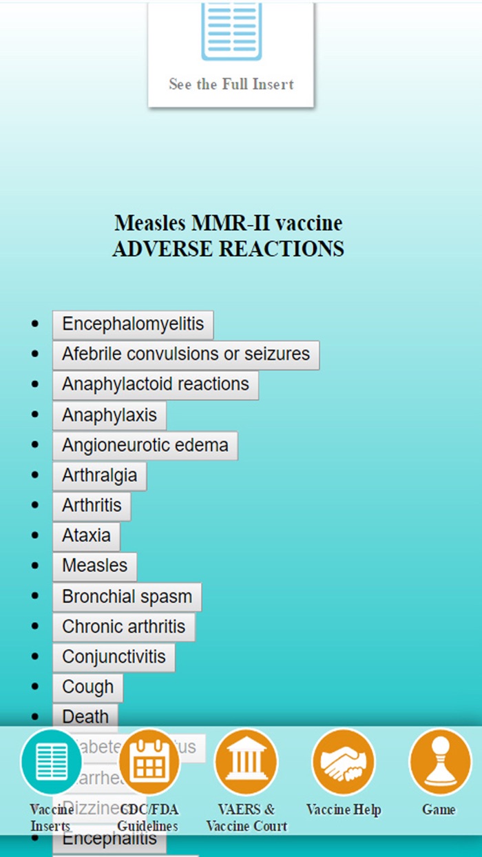Vaccine Adverse Reactions