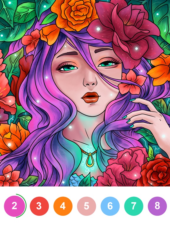 iPad Image of Paint By Number: Coloring Book