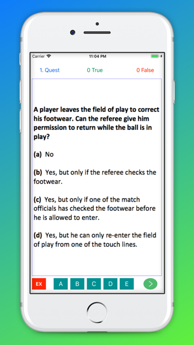 Soccer Referee Quiz screenshot 4