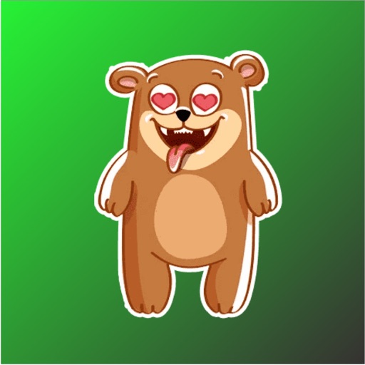 Cute Bear Sticker fc icon