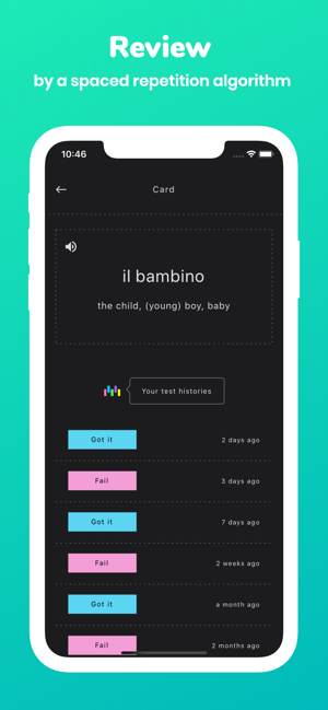 Memorize: Learn Italian Words(圖3)-速報App