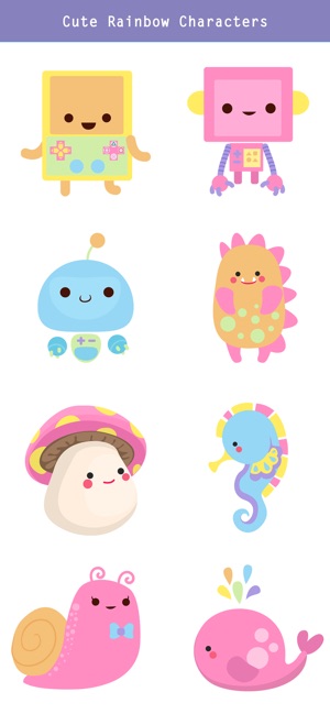 Rainbow iMessage Stickers(圖3)-速報App