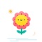 Cute flower Sticker is a sticker application