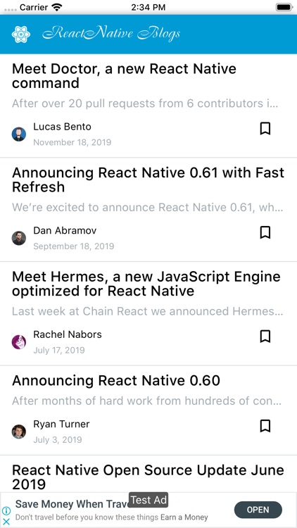 ReactNative Blogs