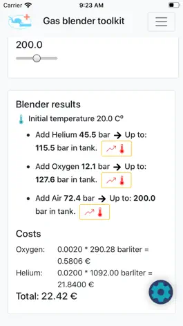 Game screenshot Gas blender toolkit apk