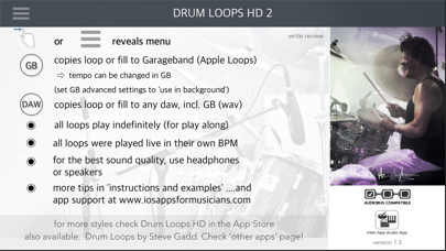How to cancel & delete Drum Loops HD 2 from iphone & ipad 1