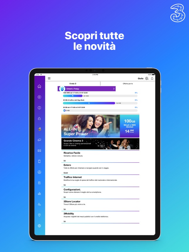 scaricare app my3