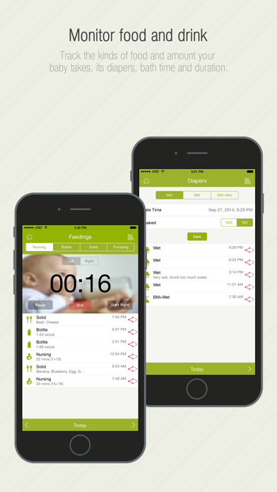 Babycare Tracker Pro screenshot1