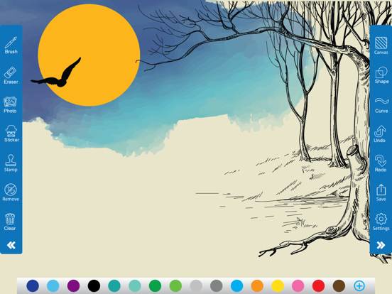 SketchBook - Draw & Sketch Pictures on Pad by Pencil, Kids Art Studio screenshot