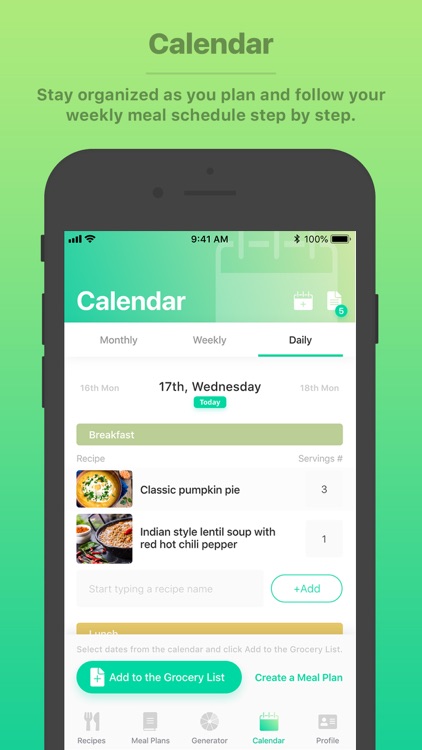 Burst Menu - Meal Planner screenshot-6