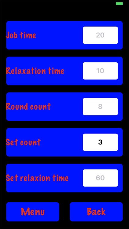 Timer interval