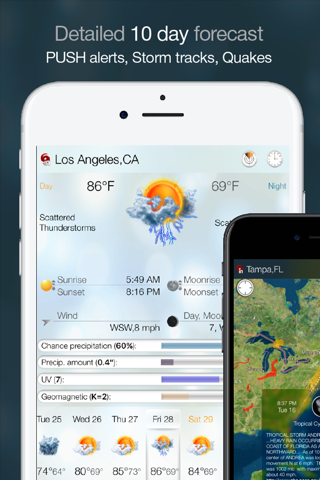 eWeather HD - Weather & Alerts screenshot 3