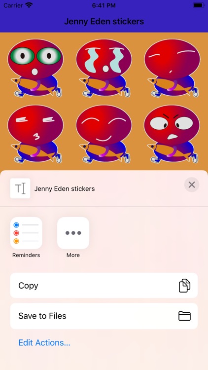 Jenny Eden stickers screenshot-3